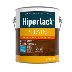 Verniz Stain Natural 3L Hiperlack