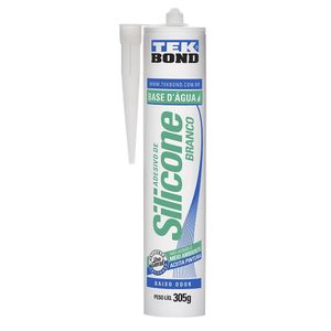 Adesivo Silicone Base Água Branco 280ML/305G Tekbond