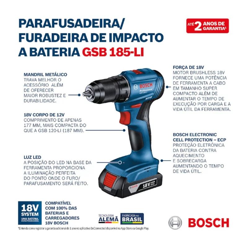 Parafusadeira-Furadeira-18V-IMP-GBS-185-LI-MAL-BAT-Bosch-2