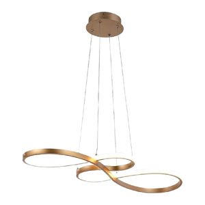 Pendente LP Led 40W 3 em 1 Ouro Nitrolux