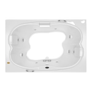 Banheira Eura Dupla 183x120x55,5cm Jacuzzi