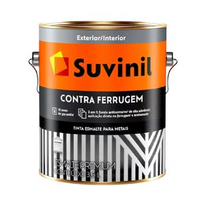 Esmalte Sintético Cor e Proteção Contra Ferrugem Preto Brilhante 3.6L Suvinil