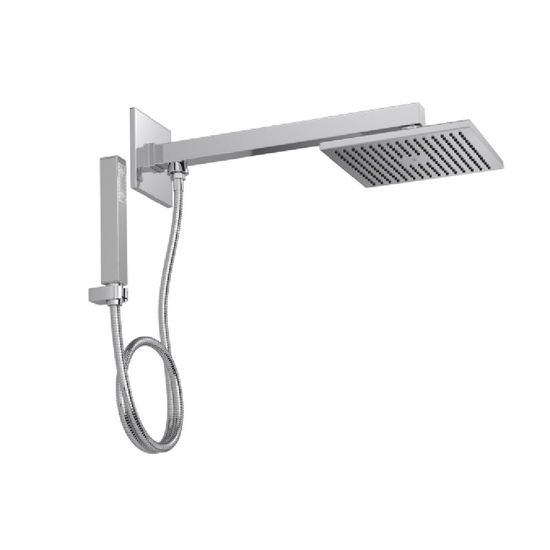 Chuveiro-com-Desviador-e-Ducha-Manual-Quadrado-Cromado-Deca