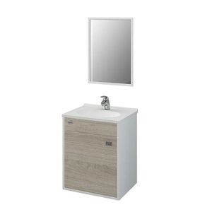 Gabinete 47X30cm Kit Show Delicato Com Espelho Policlass