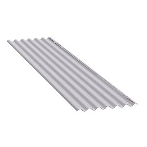 Telha de Fibrocimento 2,44x0,50m 4mm Vogatex Cinza Eternit