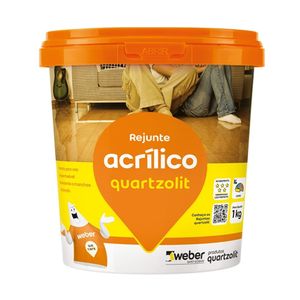Rejunte Acrílico Tabaco 1kg Quartzolit