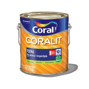 Esmalte Sintético Coralit Zero Preto Fosco 0,9l Coral