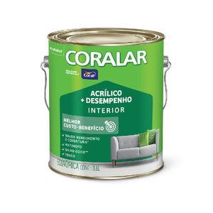 Tinta Coralar Acrílica Branco Neve 3,6L Coral