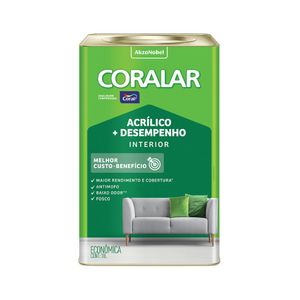 Tinta Coralar Acrílica Branco Gelo 18L Coral