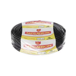 Cabo 6mm Flexível Preto 100 metros Megatron