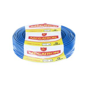 Cabo 6mm Flexível Azul 100 metros Megatron