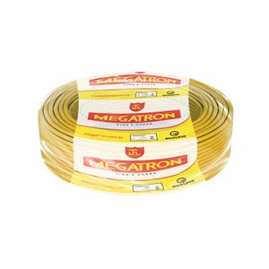 Cabo 1.5mm Flexível Com 100 Metros Amarelo Megatron