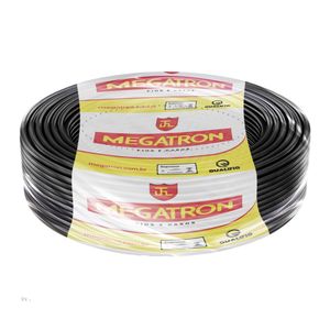 Cabo 1.5mm Flexível Preto com 100 Metros Megatron