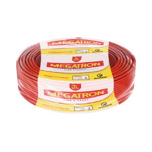 Cabo 2.5mm Flexível Vermelho 100 metros Megatron