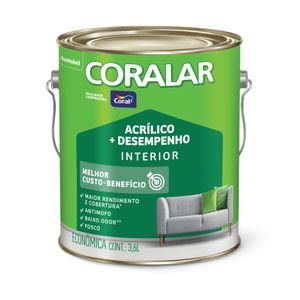 Tinta Coralar Acrílica Marfim 3,6L Coral