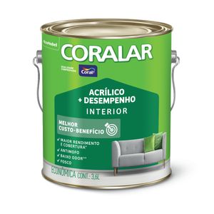 Tinta Coralar Acrílico Pérola 3,6L Coral