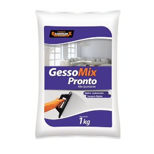 Gesso em Pó GessoMix Pronto 1Kg Rejuntamix
