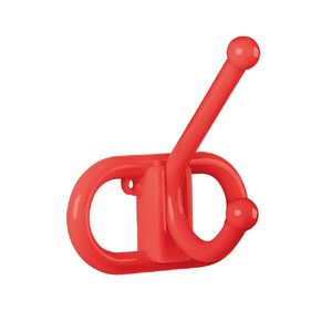 Cabide Vermelho 1G Parede Primafer