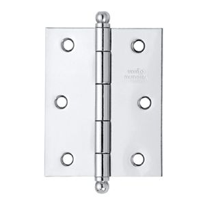 Dobradiça 3" x 2.1/2" com Anel Flo Aço União Mundial