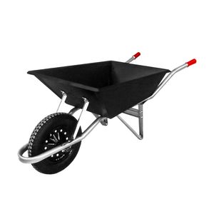Carrinho de Mão com Chapa Extra Forte 60 L em Aço Galvanizado Botafogo