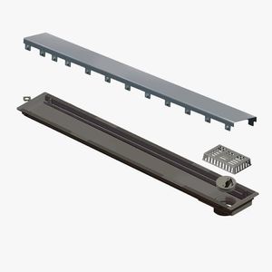 Ralo Versatile 75cm Com Tampa Inox Linear