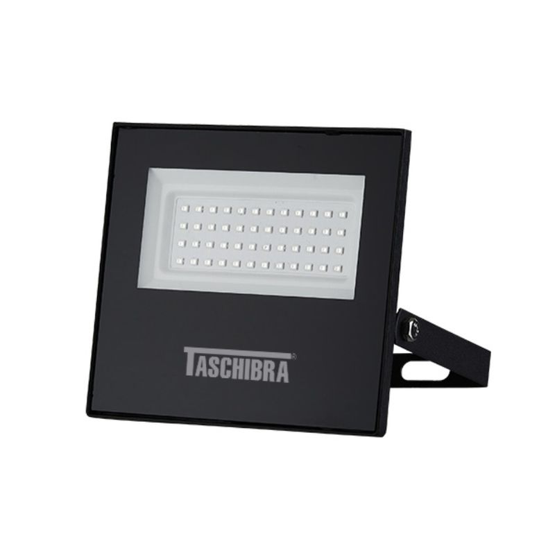 Refletor-TR-Led-Slim-50W-Preto-6500K-Branca-Taschibra