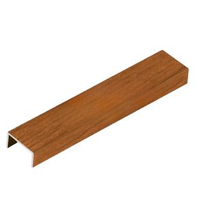 Perfil Luxor Wood Marrone com 3 metros Viscardi