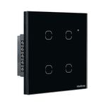 Interruptor-Touch-Smart-Wi-Fi-EWS-1004-Preto-Intelbras