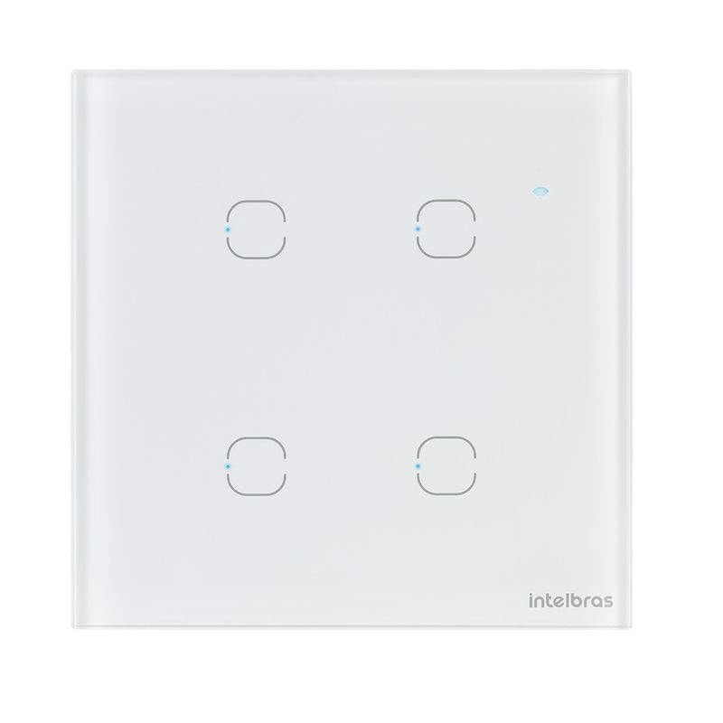 Interruptor-Touch-Smart-Wi-Fi-EWS-1004-Branco-Intelbras