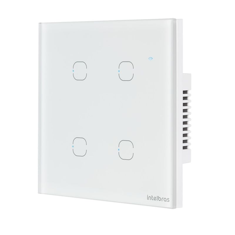 Interruptor-Touch-Smart-Wi-Fi-EWS-1004-Branco-Intelbras