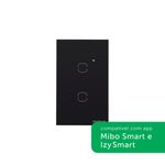Interruptor-Touch-Smart-Wi-Fi-2-Teclas-EWS-1002-Preto-Intelbras
