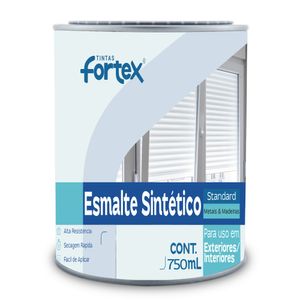 Esmalte Sintético Fortmax Cinza Platina Brilhante 750ml Fortex