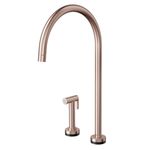 Torneira-de-Mesa-para-Cozinha-Mix-Match-com-Ducha-Presence-Cobre-Escovado-Docol