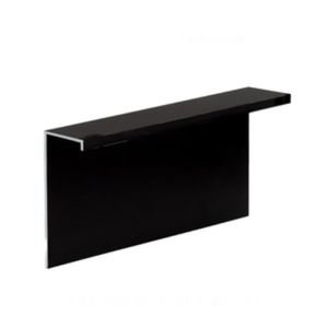 Perfil Capri Black Matte com 3 metros Viscardi