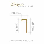 Perfil-Capri-Black-Matte-com-3-metros-Viscardi