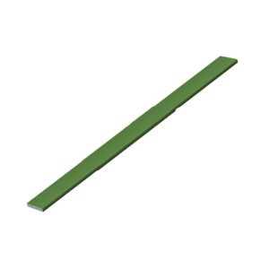 Perfil Laminum Verde Folha com 3 metros Viscardi