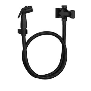 Ducha Higiênica Com Registro e Derivação Polo Black Matte Deca