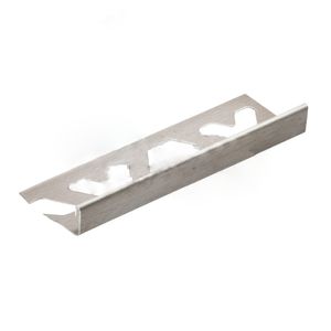 Perfil Ravena Inox Escovado com 3 metros Viscardi