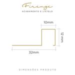 Perfil-Firenze-Black-Matte-com-3-metros-Viscardi