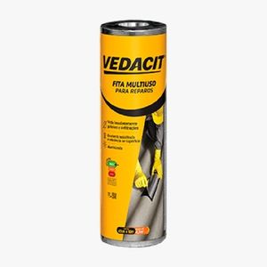 Fita Autoadesiva Multiuso 45cm x 10m Alumínio Vedacit