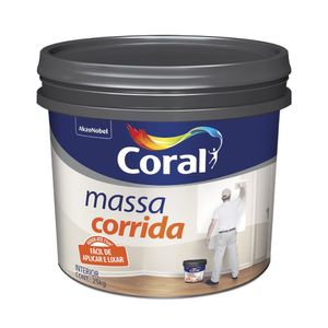 Massa Corrida 25kg Balde Coral