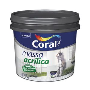 Massa Acrílica 25kg Balde Coral