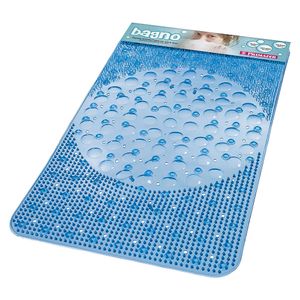 Tapete para Banheiro 66x38cm Antiderrapante Azul Primafer