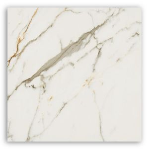 Porcelanato 100x100cm Canova Calacata White Natural Portinari