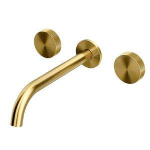 Misturador de Parede Mix&match Com Bica 230 Ouro Escovado Docol