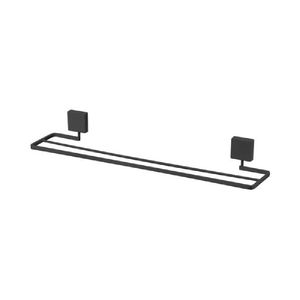 Toalheiro Duplo 45cm Preto Future