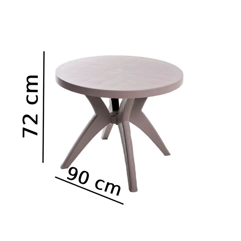 Mesa-Redonda-Deluxe-Nude-Forte-Plastico