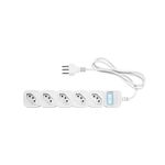 Protetor-Eletronico-com-5-Tomadas-Wi-fi-Intelbras-Ews-305-Branco-Intelbras