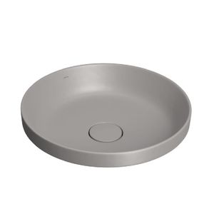 Cuba de Sobrepor Redonda  40cm Slim Cinza Deca