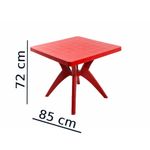 Mesa-Quadrada-Nature-Vermelha-Forte-Plastico